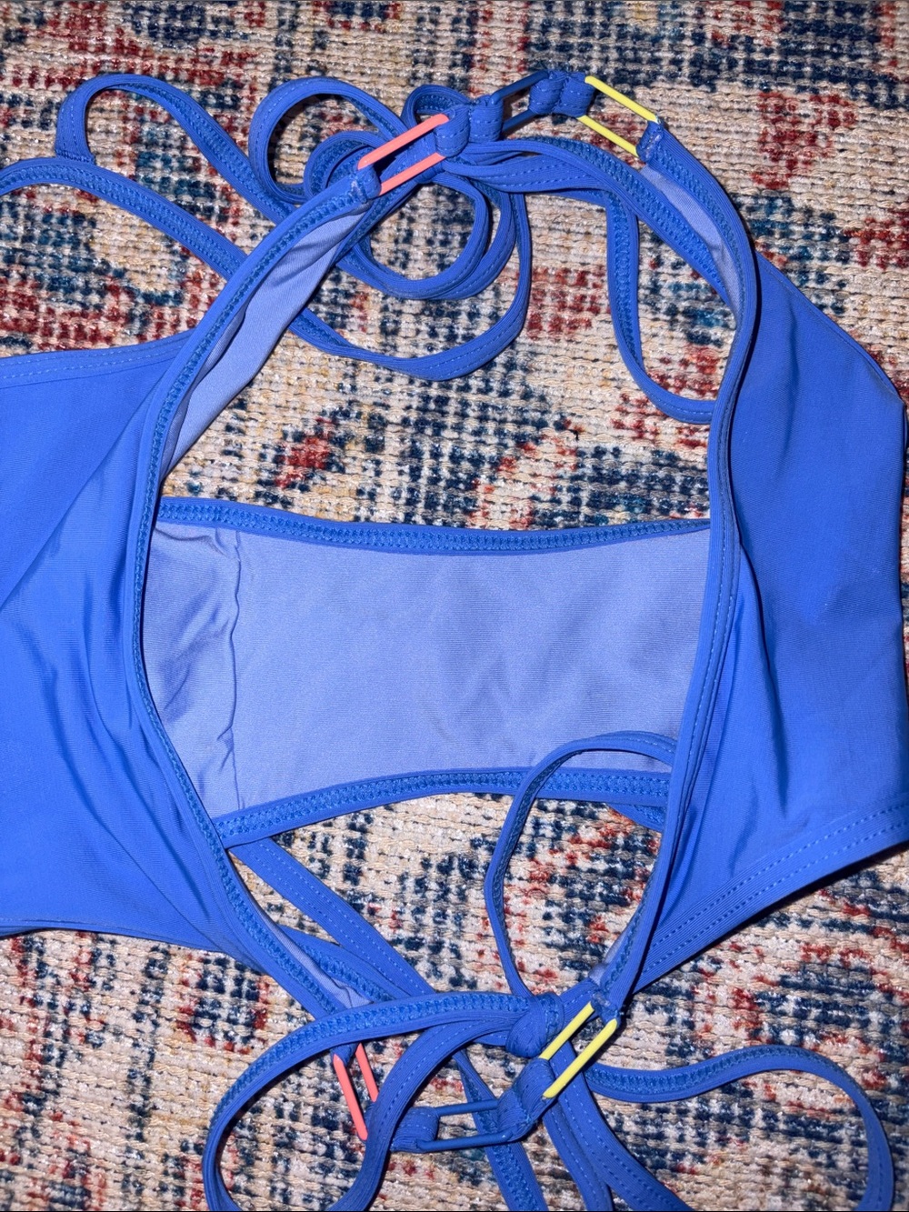 Oneone Swimwear Bikini Set in Electric Blue SZ M EUC - Picture 4 of 4